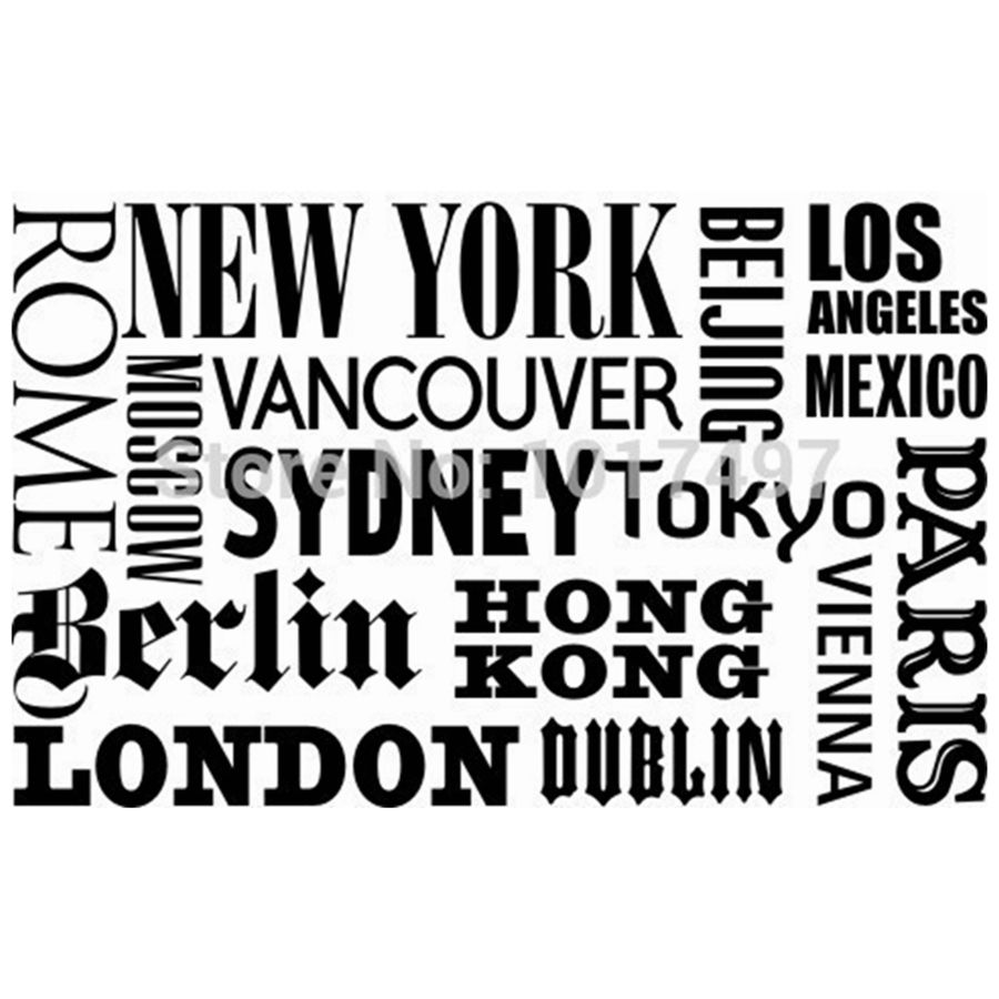 New York London Paris Quote wa - Home Office York のレビューと価格
