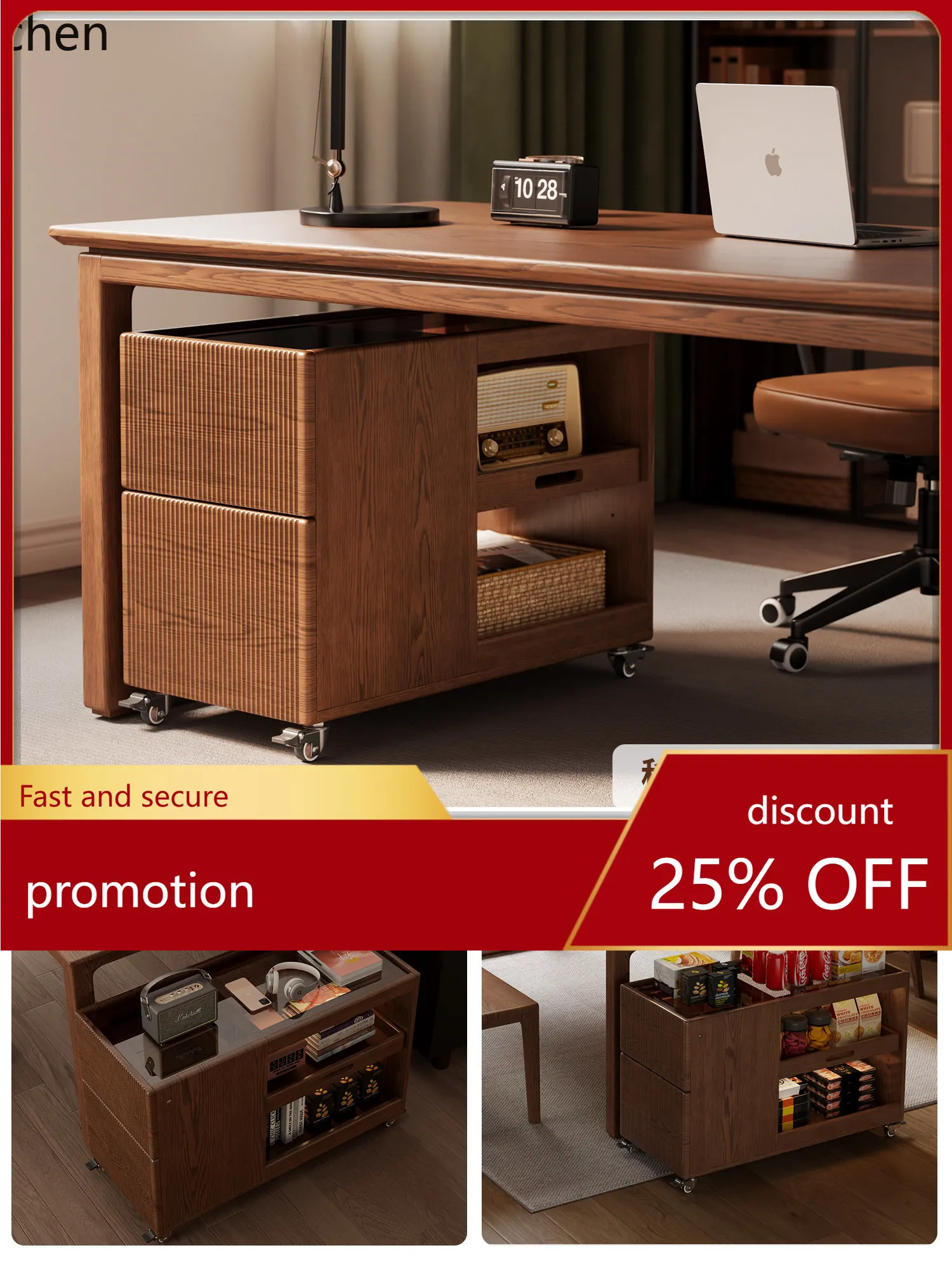 W5.19 Solid Wood Desk Study Ro - Home Office Room のレビューと価格