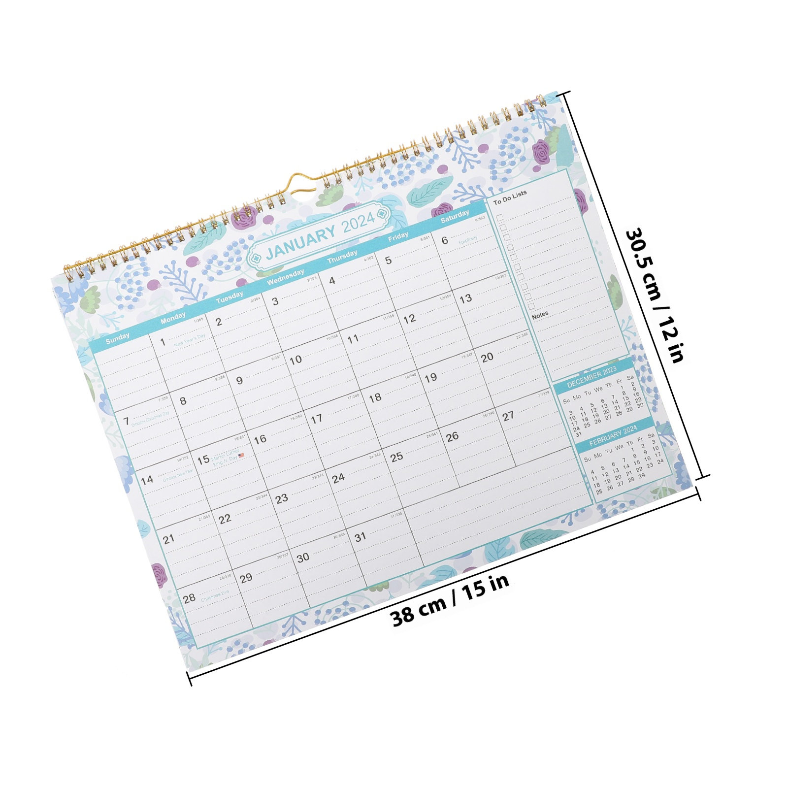 2024 Wall Calendar English Mon - Home Office 2024 のレビューと価格