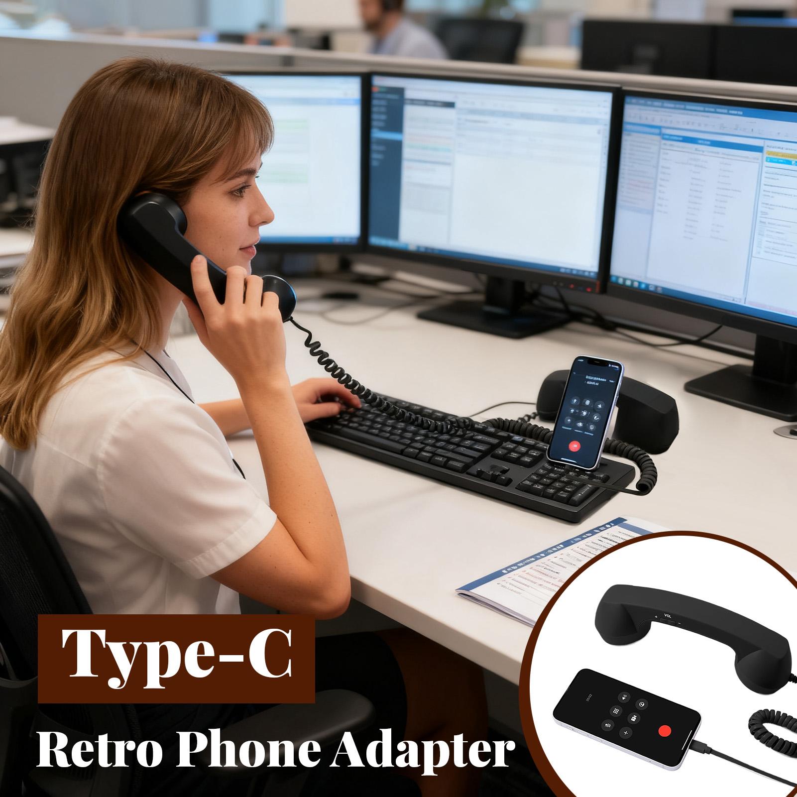 Type-C Retro Phone Adapter Lan - Home Office Setup のレビューと価格