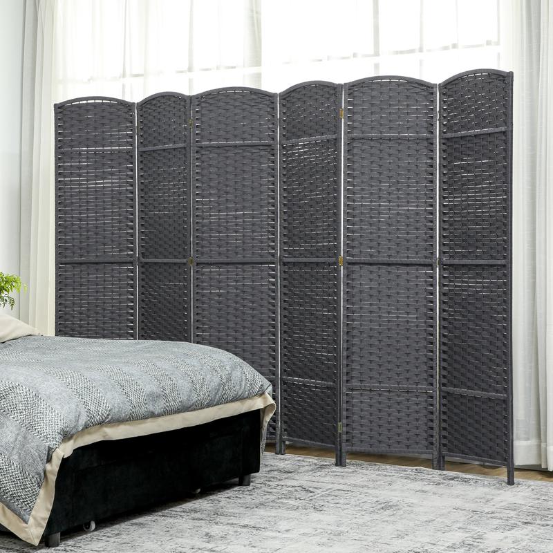 HOMCOM Folding Room Divider Sc - Home Office Room のレビューと価格