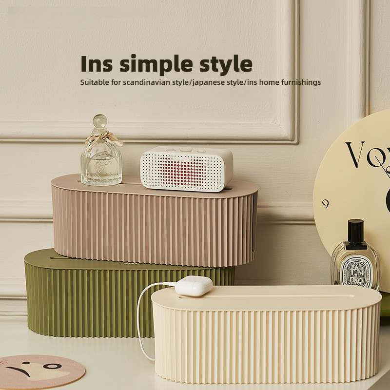 Cable Organizer Box - Hide Wir - Power Strip Desk のレビューと価格
