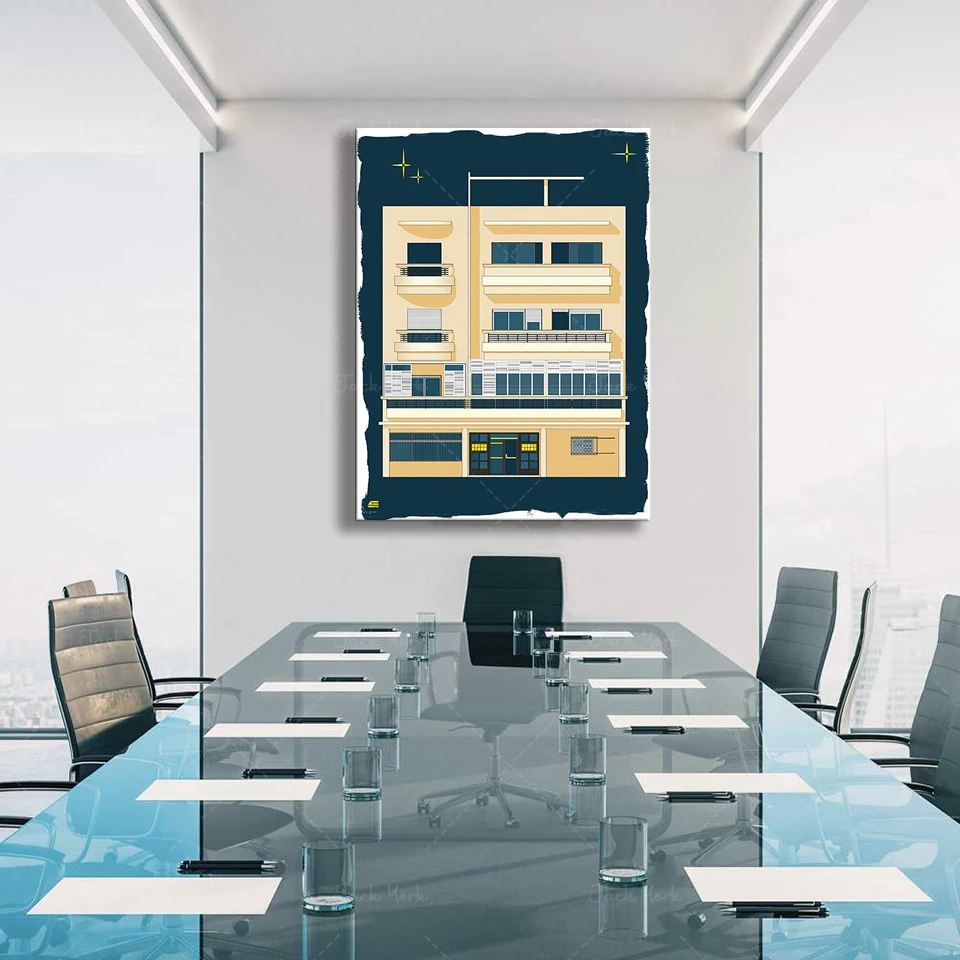 Bauhaus Tel Aviv Print Modern  - Home Office York のレビューと価格